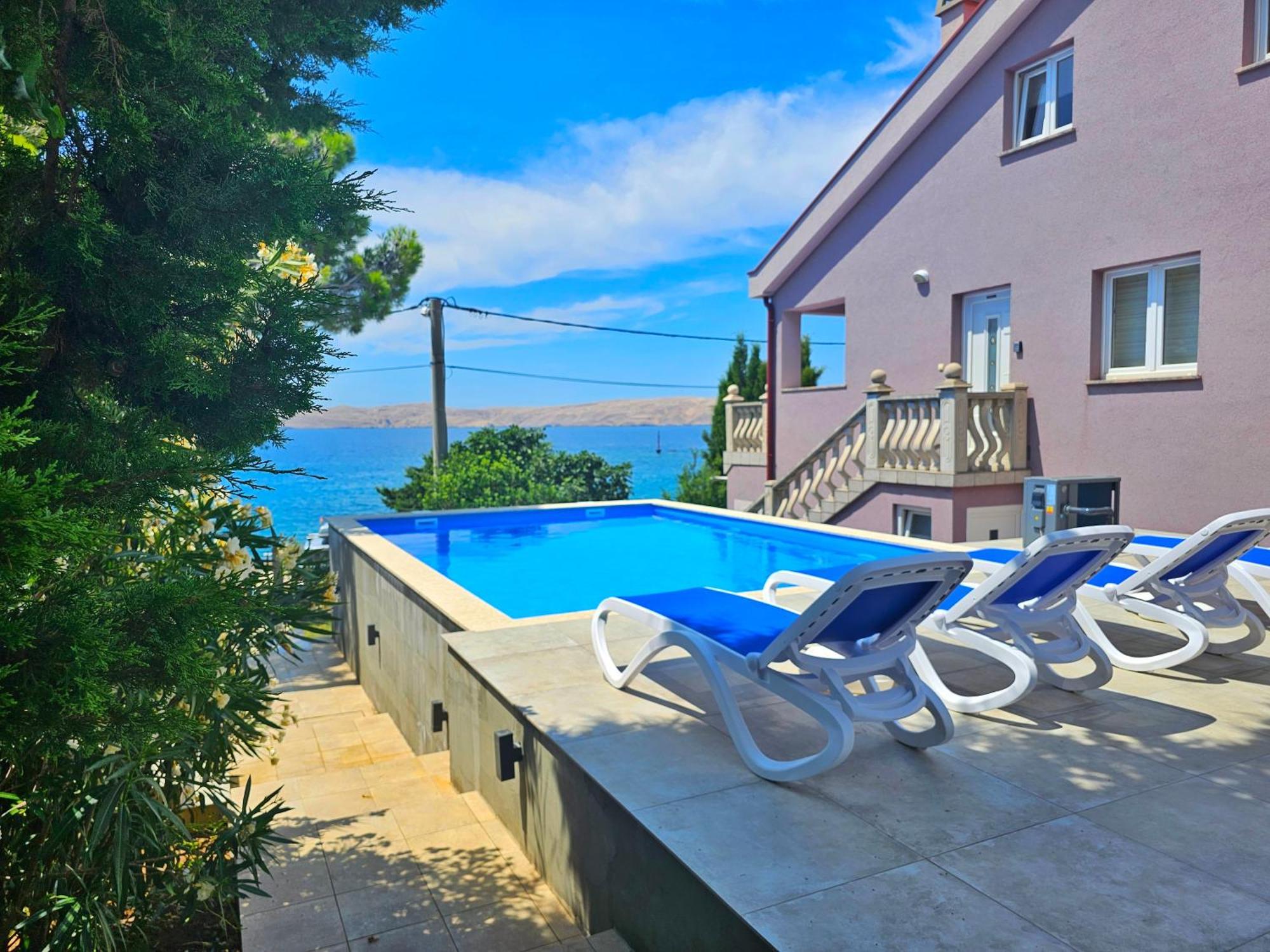 Beachfront Apartments Baricevic With Pool Цезарица Екстериор снимка
